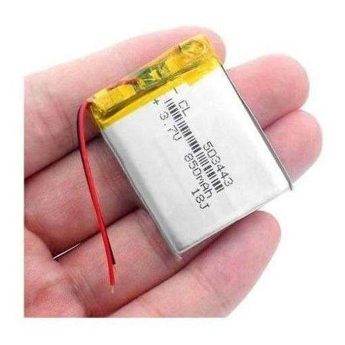 (2pcs) Bateria 850 Mah 3.7v Com 2 Fios Nova