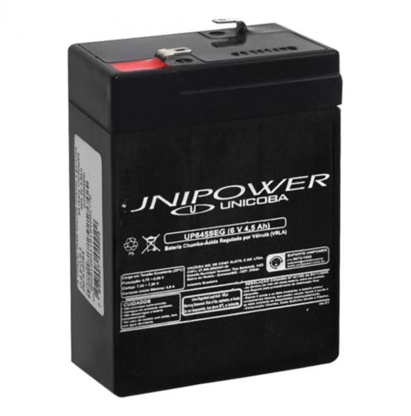 Bateria Selada UP645SEG 6V/4,5AH Unipower
