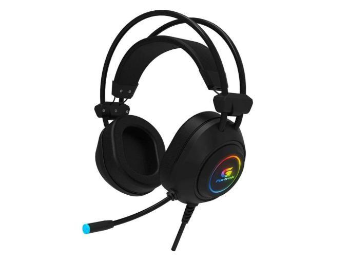 Headset Gamer RGB Crusader Preto FORTREK