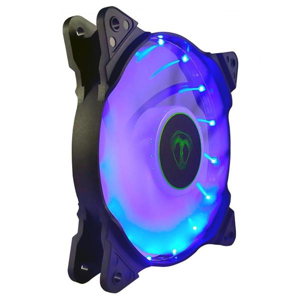 Cooler Fan 120mm 12cm Led Azul Gabinete Gamer 1200 Rpm