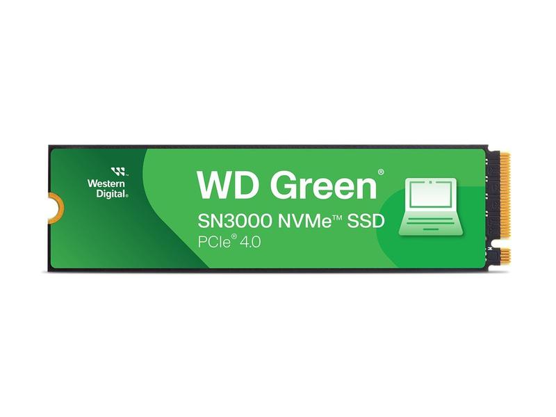 SSD M.2 1TB Western Digital WD GREEN SN3000 Pcie Gen 4 x4 NVMe Leitura 5000 MBs Gravação 4200 MBs