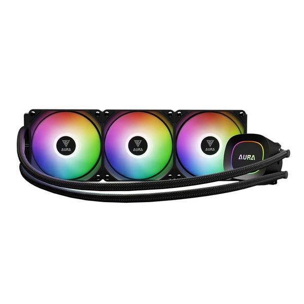 Water cooler gamdias aura gl 360 lite argb amd/intel preto