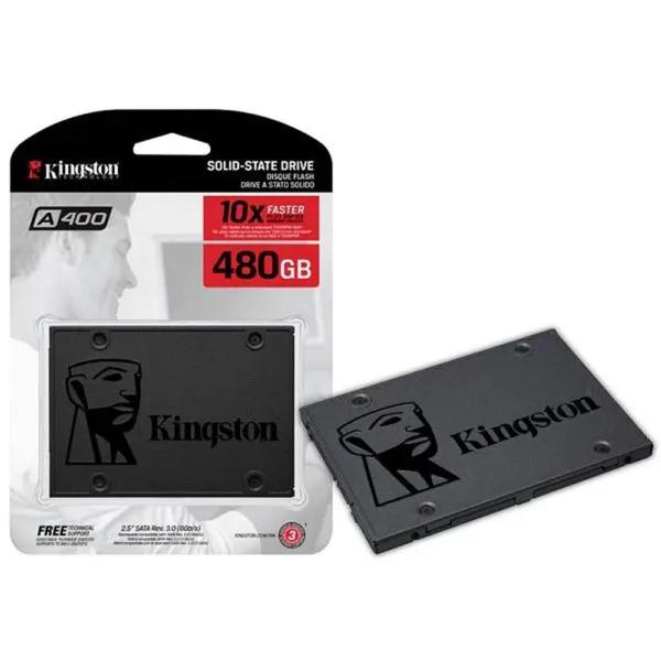 Ssd Kingston 480gb Sata Iii A400 Sa400s37/480g Preto