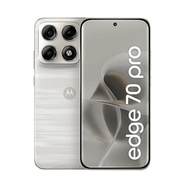 Smartphone Motorola Edge 70 PRO 5G 256GB 12GB RAM, 12GB Ram Boost, 4 câmeras de 50MP, Tela 1.5K extreme AMOLED 144Hz,Bateria 6500 mAh, IP68/IP69