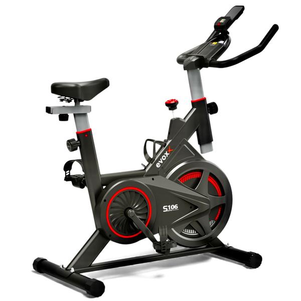 Bicicleta Spinning INDOOR Evox S106 Roda de Inércia 8 Kg