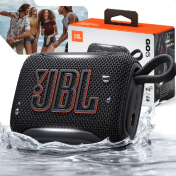 Caixa de Som Bluetooth Portátil JBL Go 5 Original IP67 À Prova dÁgua e Poeira Som JBL Pro Bluetooth USBC Bateria de Longa Duração