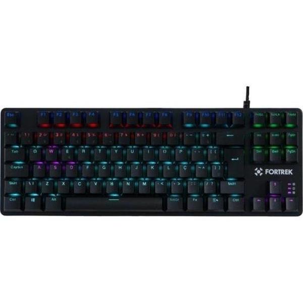 Teclado Gamer Mecânico Fortrek Black Hawk Rainbow