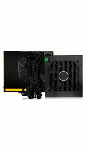 Fonte Alimentação Gamer 750w 80plus Bronze Silencioso Cor Pr