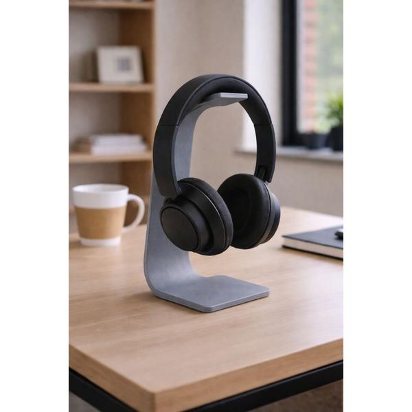 Suporte Headset "Swing" em PLA 3D Porta Fone Gamer de Mesa Moderno -