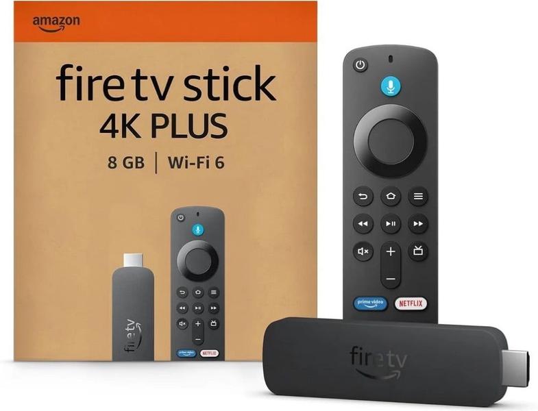 Amazon Fire TV Stick 4K Plus Original com Alexa, WiFi 6 e Dolby Vision