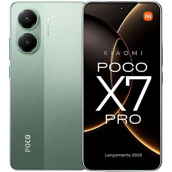 Smartphone POCO X7 Pro 512GB 5G Alto Desempenho Tela Ampla Bateria Longa Duração