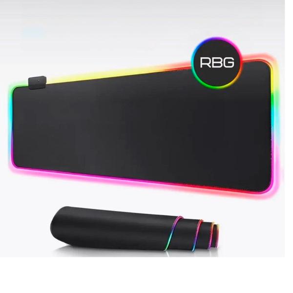 Mouse Pad Gamer Grande 80x30cm 11 Efeitos Rgb Mouse Pad Gamer Grande 80x30cm 11 Efeitos Rgb