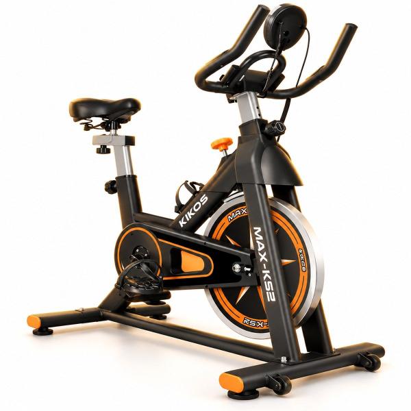 Bicicleta spinning max-ks2 roda de inércia kikos