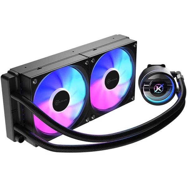 Water Cooler Kalkan Aura Lite 240 240mm ARGB Intel AMD Preto