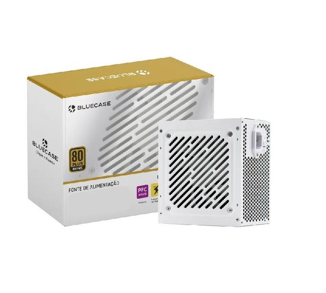 Fonte Atx 600w Bluecase EZ8898B 80 Plus Bronze Branco