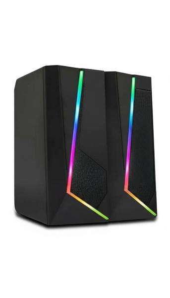 Caixa de Som Gamer LED RGB Ativa para PC
