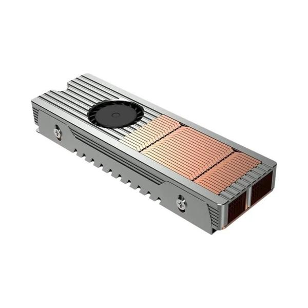Dissipador De Calor Para SSD M.2 NVME Com Ventilador De Cobre E Alumínio E Almofada Térmica De