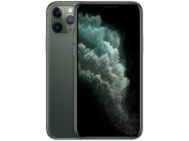 Usado: iPhone 11 Pro Max 512GB Verde Meia-Noite Bom - bateria 70% - Trocafy - Apple