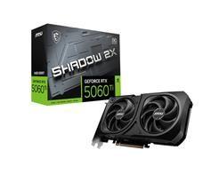 Placa de Video MSI Geforce RTX 5060 TI 16G Shadow 2X OC PLUS 16GB GDDR7 128 BITS - 912-V535-029 Placa de Video MSI Geforce RTX 5060 TI 16G Shadow 2X OC PLUS 16GB GDDR7 128 BITS - 912-V535-029