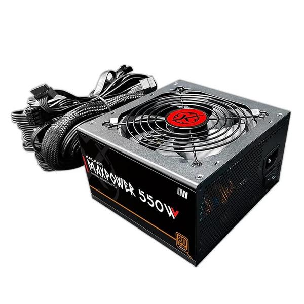 Fonte Gamer Para PC Kalkan Maxpower 550W ATX 80 Plus Bronze MP0650WB 8012