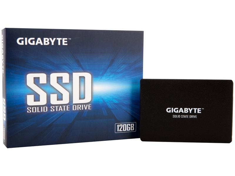 SSD Gigabyte 120GB SATA 2.5” - Leitura 500MB/s e Gravação 380MB/s