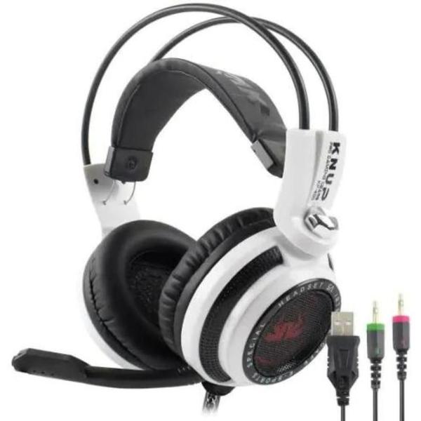 Headset Gamer P3 com Microfone Flexível Estéreo Imersivo para PC e Console