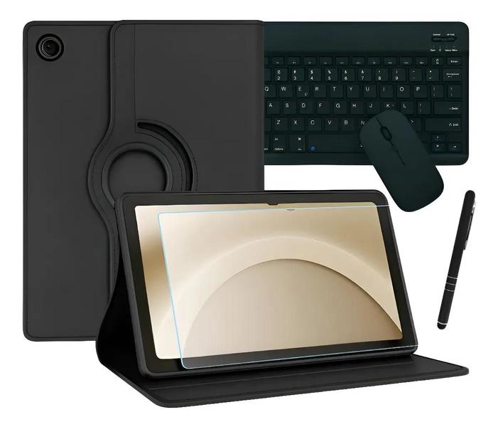 Kit Completo Capa Compativel Tablet Para A9+ A9 Plus X210 X215 X216 Preto
