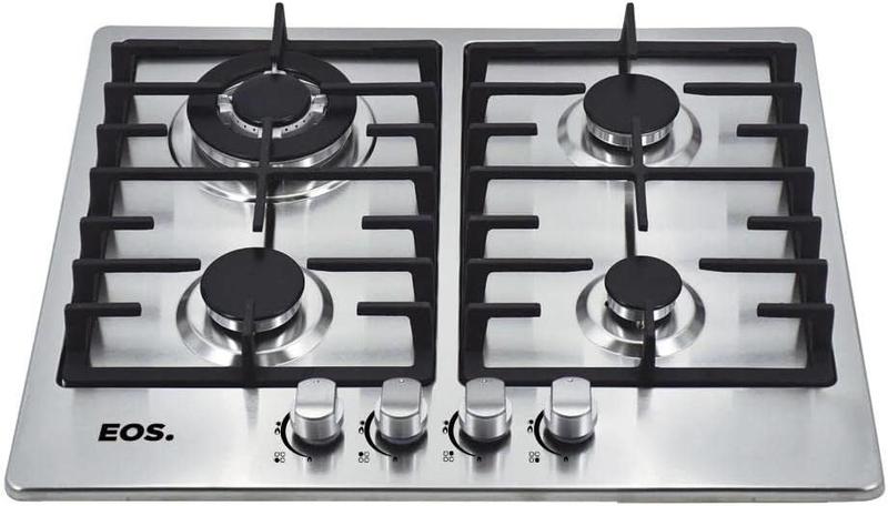 Fogão Cooktop a Gás 4 Bocas EOS Inox ECG04 Bivolt