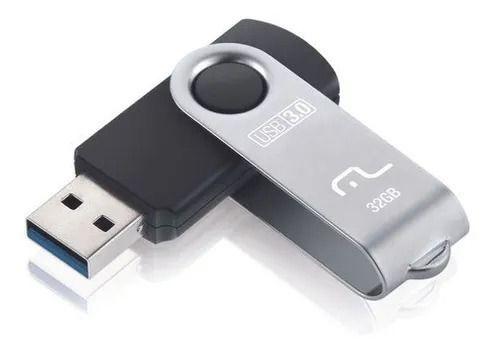 Pen drive 32 gb twist preto usb 3.0 pd989 multilaser