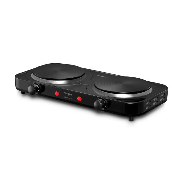 Fogão Elétrico 127V Cooktop 2 Bocas FG02 2000W Elgin Fogão Elétrico 127V Cooktop 2 Bocas FG02 2000W Elgin