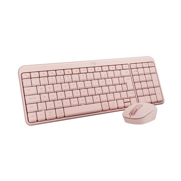 Combo Teclado Mouse Sem Fio Logitech Mk250 Rosa Combo Teclado Mouse Sem Fio Logitech Mk250 Rosa