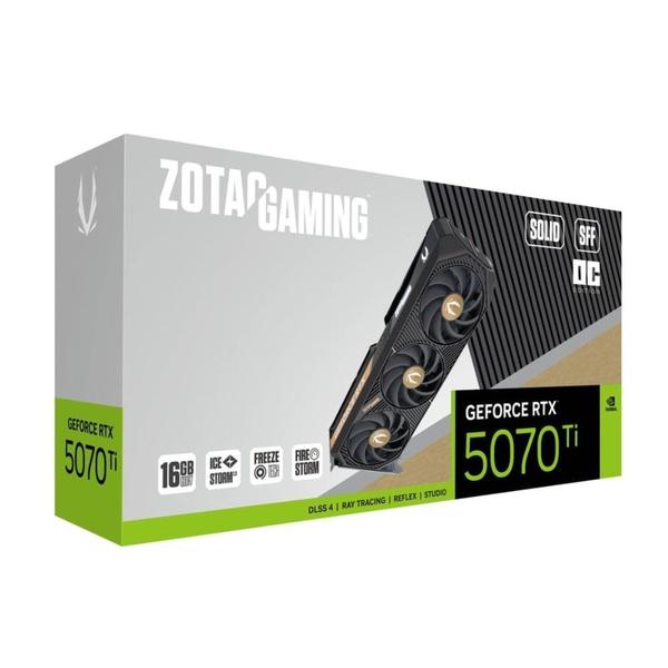 Placa De Vídeo RTX 5070 Ti Zotac 16GB GDDR7 SFF OC