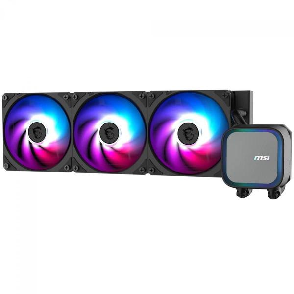 Water Cooler MSI MAG Coreliquid A13 360, ARGB, 360mm, Intel-AMD, Preto