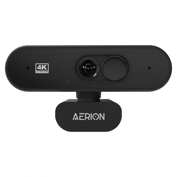 Webcam Aerion Visus 400 - 4K Ultra HD - 30 FPS - Microfone Duplo - Preta - WEB400