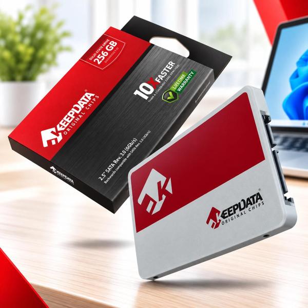 Keepdata Ssd Disco Sólido Interno 2.5 Sata III 256GB 512GB 1TB