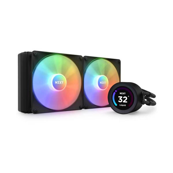 Water Cooler NZXT Kraken Elite RGB 280mm Display LCD - RL-KR28E-B1 Preto