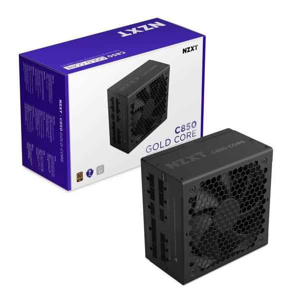 Fonte de alimentação NZXT C850 Gold Core 850 W ATX 3.1 80 Plus Gold