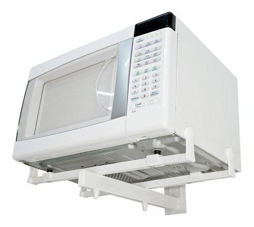 Suporte De Parede Para Forno Elétrico E Micro-ondas Branco Até 30kg Reforçado F200