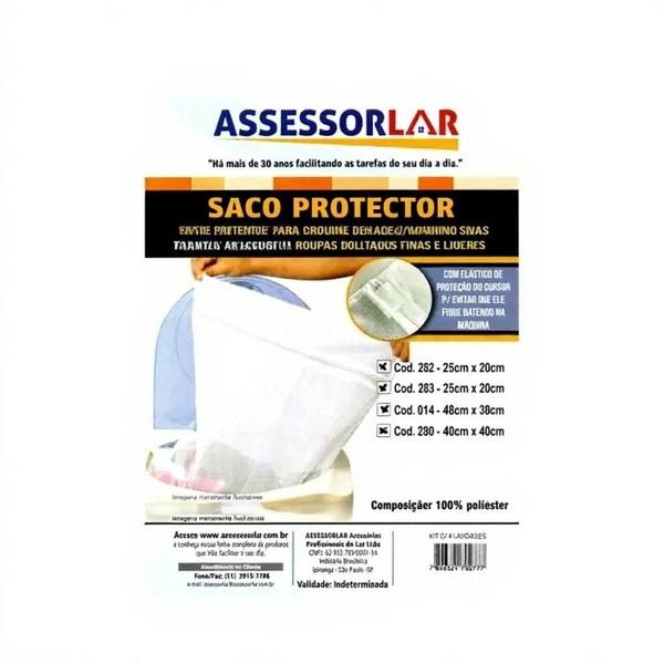 Saco para Lavar Roupa 38x48cm para Máquina de Lavar