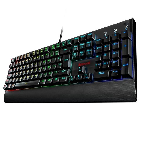 Teclado Redragon Gamer Mecânico Kala RGB Switch Marrom K557