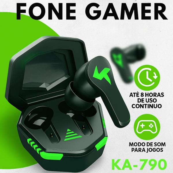 Fone Sem Fio Gamer com Som Imersivo e LED Ajustável para Jogos