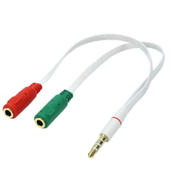 Cabo de áudio e video p3 p2 Cabo Adaptador cb0440w Fone Game