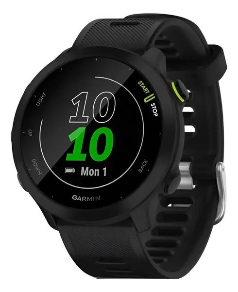 Relógio GPS Garmin Forerunner 55 Preto Corrida Relógio GPS Garmin Forerunner 55 Preto Corrida