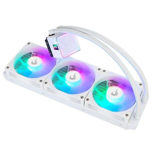 Water Cooler Gamer Rise Mode Frost, Rainbow, 360mm, AMD e Intel, Branco - RM-WCF-04-RBW