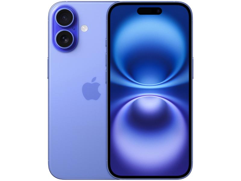 Usado: iPhone 16 256GB Azul Ultramarino - Muito Bom