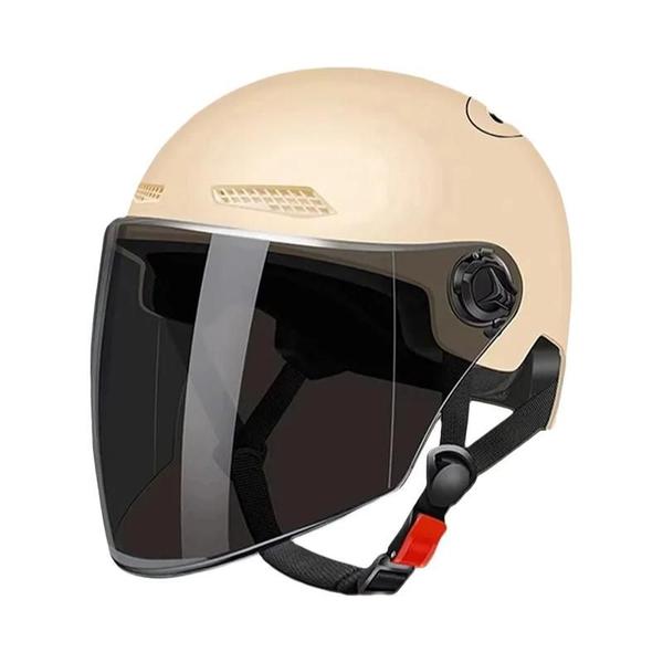 Capacete De Segurança Unissex Para Adultos E Crianças Com Óculos, Certificado 3C, Capacete Meio