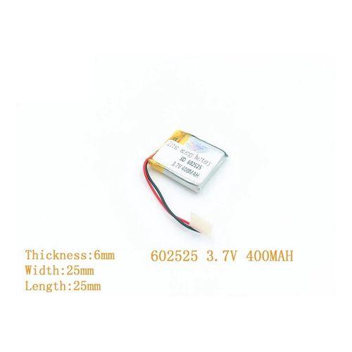 602525 2 Unidades 2 Fios 400mah 3,7v 6mm X 25mm X 25mm - 602525 2 Unidades 2 Fios 400mah 3,7v 6mm X 25mm X 25mm -