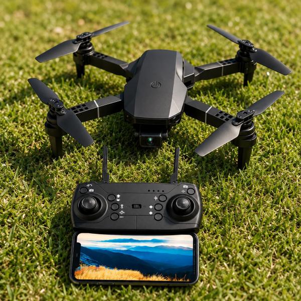 Drone Fenix Cyber Fly D3S Câmera HD WiFi Controle Remoto Dobrável Giro 360 Fácil de Pilotar