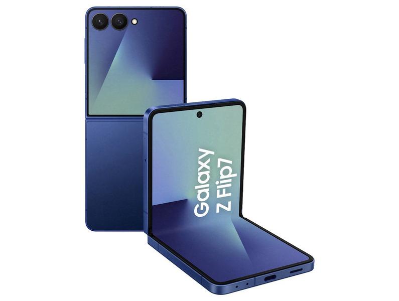 Celular Samsung Galaxy Z Flip7 512GB Azul 5G Tela 6,9" Câm. Dupla 50MP Galaxy AI Celular Samsung Galaxy Z Flip7 512GB Azul 5G Tela 6,9" Câm. Dupla 50MP Galaxy AI