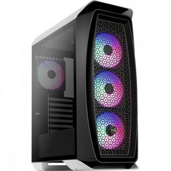 Gabinete Gamer Aerocool Aero One Frost Branco RGB Lateral Vidro Gabinete Gamer Aerocool Aero One Frost Branco RGB Lateral Vidro